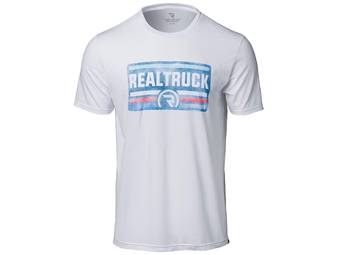 RealTruck Men's White License Plate T-Shirt