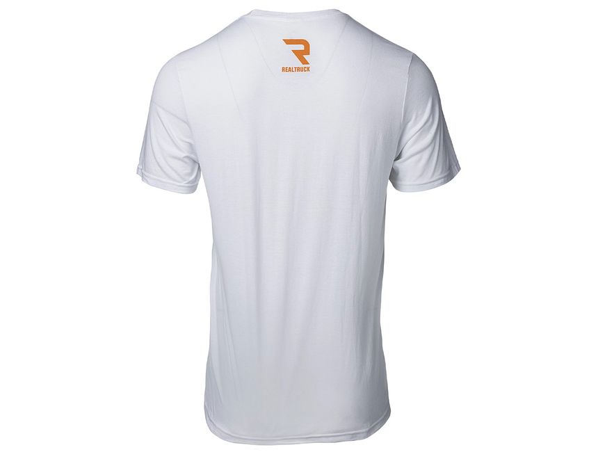 RealTruck Men's White License Plate T-Shirt | RealTruck