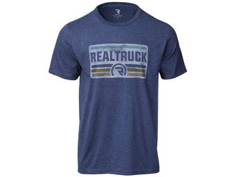 RealTruck Men's Heather Navy License Plate T-Shirt