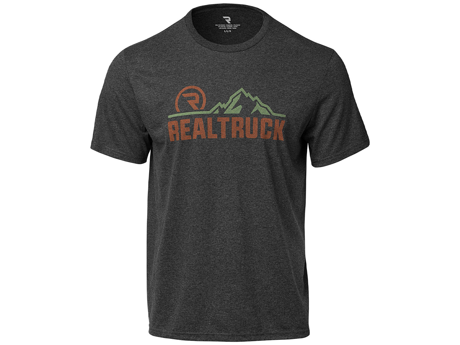 RealTruck Men's Heather Black Front Range T-Shirt | RealTruck