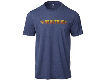 RealTruck Men's Heather Navy Sunset Realtruck T-Shirt