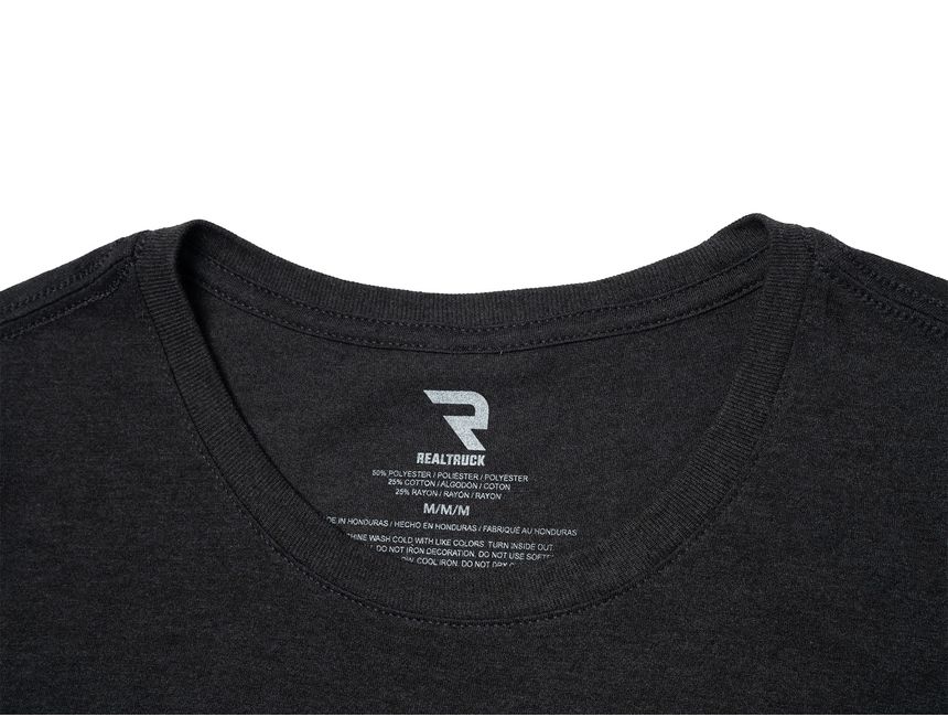 RealTruck Women s Heather Black Logo T-Shirt | RealTruck