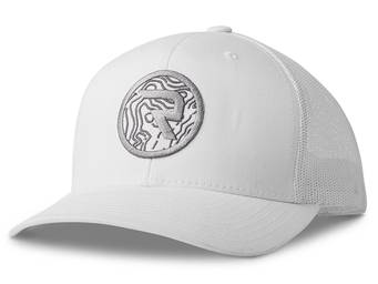 RealTruck White Topographic Trucker Hat