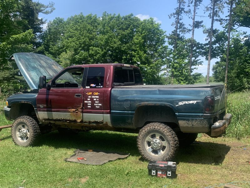 Rusty multi - It has parts from 1997 ram 2500, and 1999 Dodge Ram 1500 and the newest transmission was 2001 