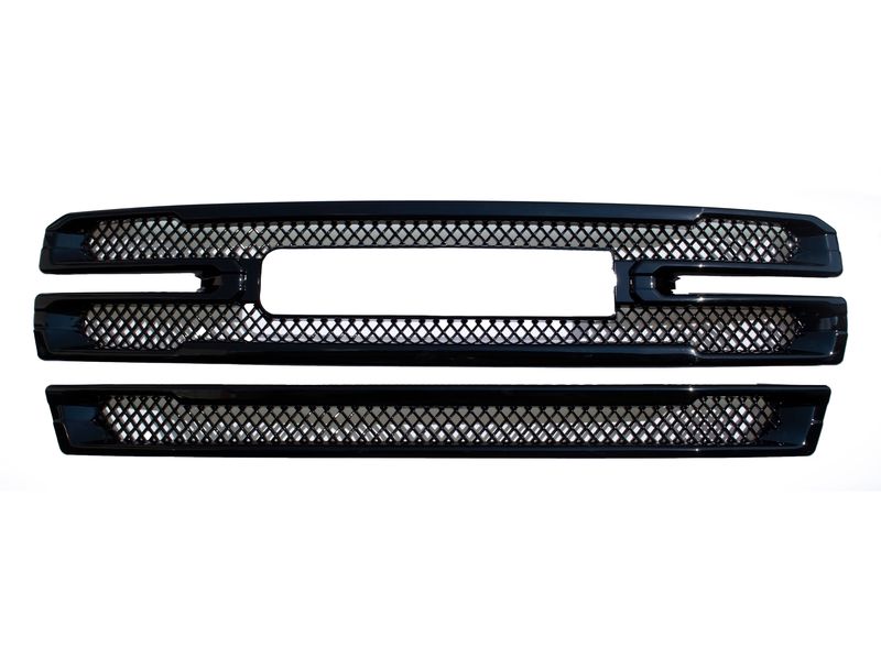Trim Illusion Glossy Black Grille Overlay ABS6496BLK | RealTruck