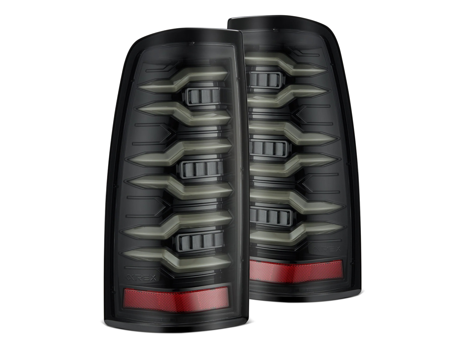 AlphaRex LUXX Series Black LED Tail Lights 620005 | RealTruck