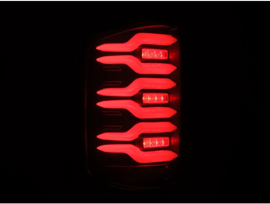 AlphaRex LUXX-Series LED Tail Lights Alpha-Black | Toyota Tundra (07-13) (670040)
