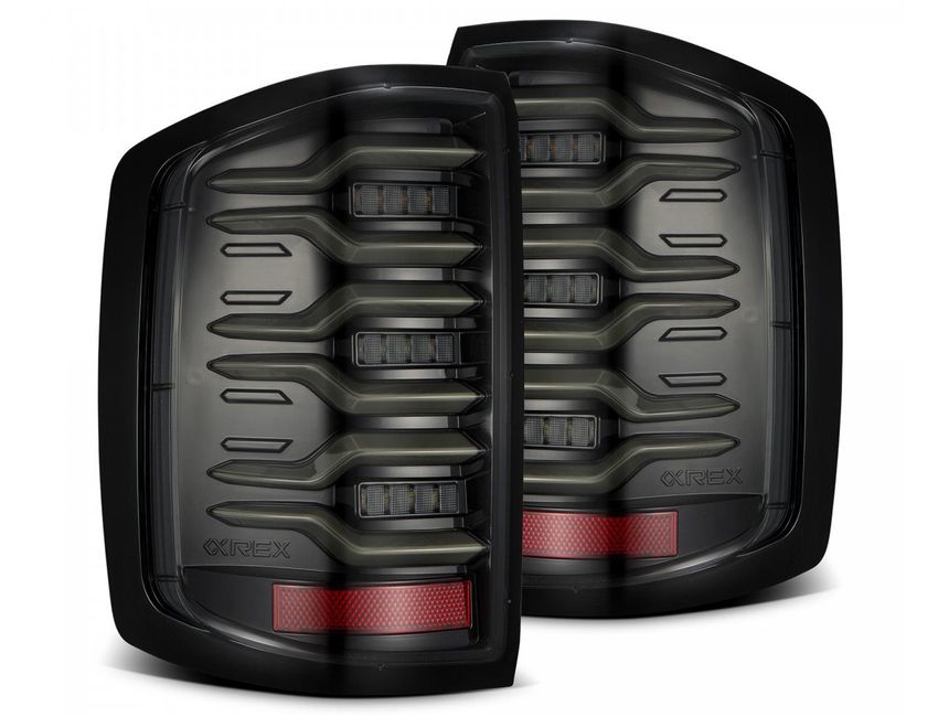 AlphaRex LUXX-Series LED Tail Lights Black | Toyota 4Runner (03-09) (690060)
