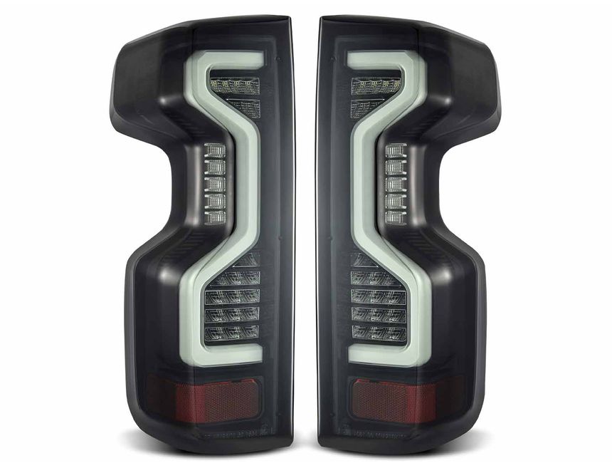 AlphaRex Smoked Black Pro Series LED Tail Lights 620070 RealTruck