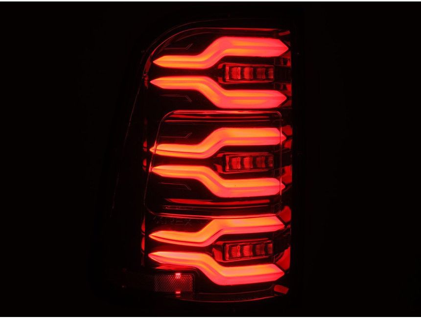 AlphaRex LUXX Series Black LED Tail Lights 640030 | RealTruck