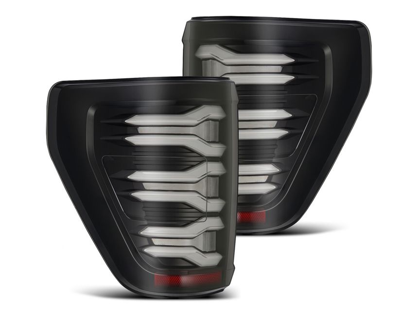 AlphaRex LUXX Series Black LED Tail Lights 653020 RealTruck