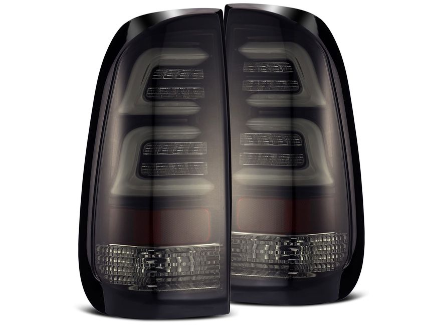 AlphaRex Smoked Black Pro Series LED Tail Lights ARX 654010 RealTruck