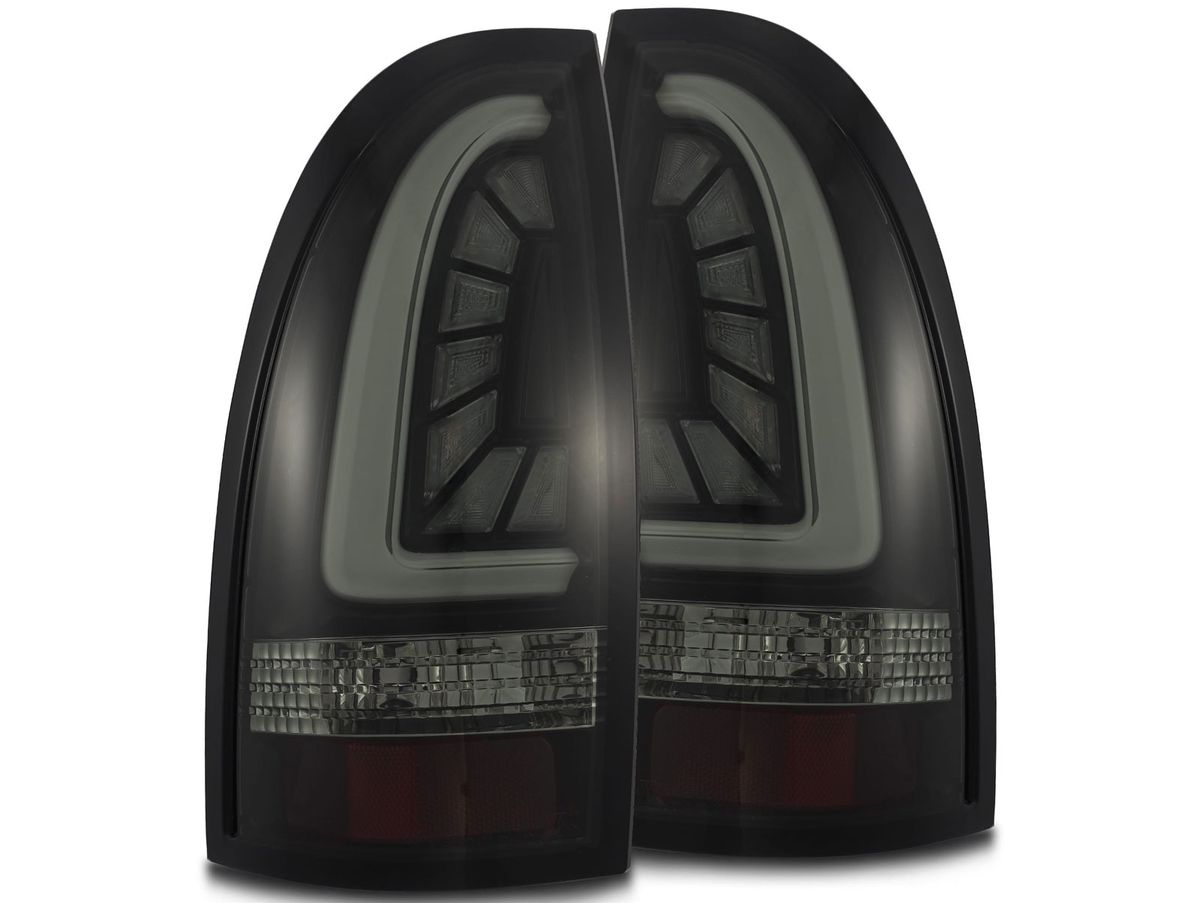 AlphaRex PRO-Series LED Tail Lights Jet Black | Toyota Tacoma (05-15) (680030)