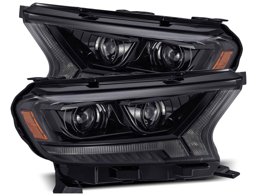 AlphaRex PRO-Series Halogen Projector Headlights Black | Ford Ranger (19-23) (880120)