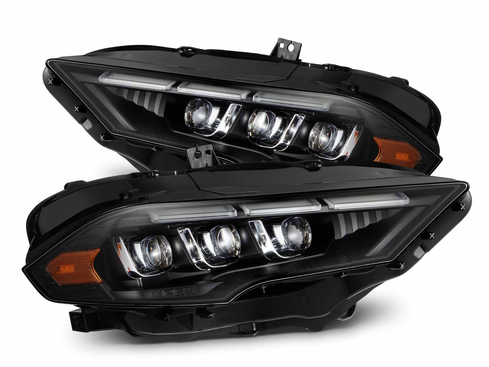 AlphaRex LUXX-Series LED Projector Headlights Alpha-Black | Honda S2000 (99-09) (880270)