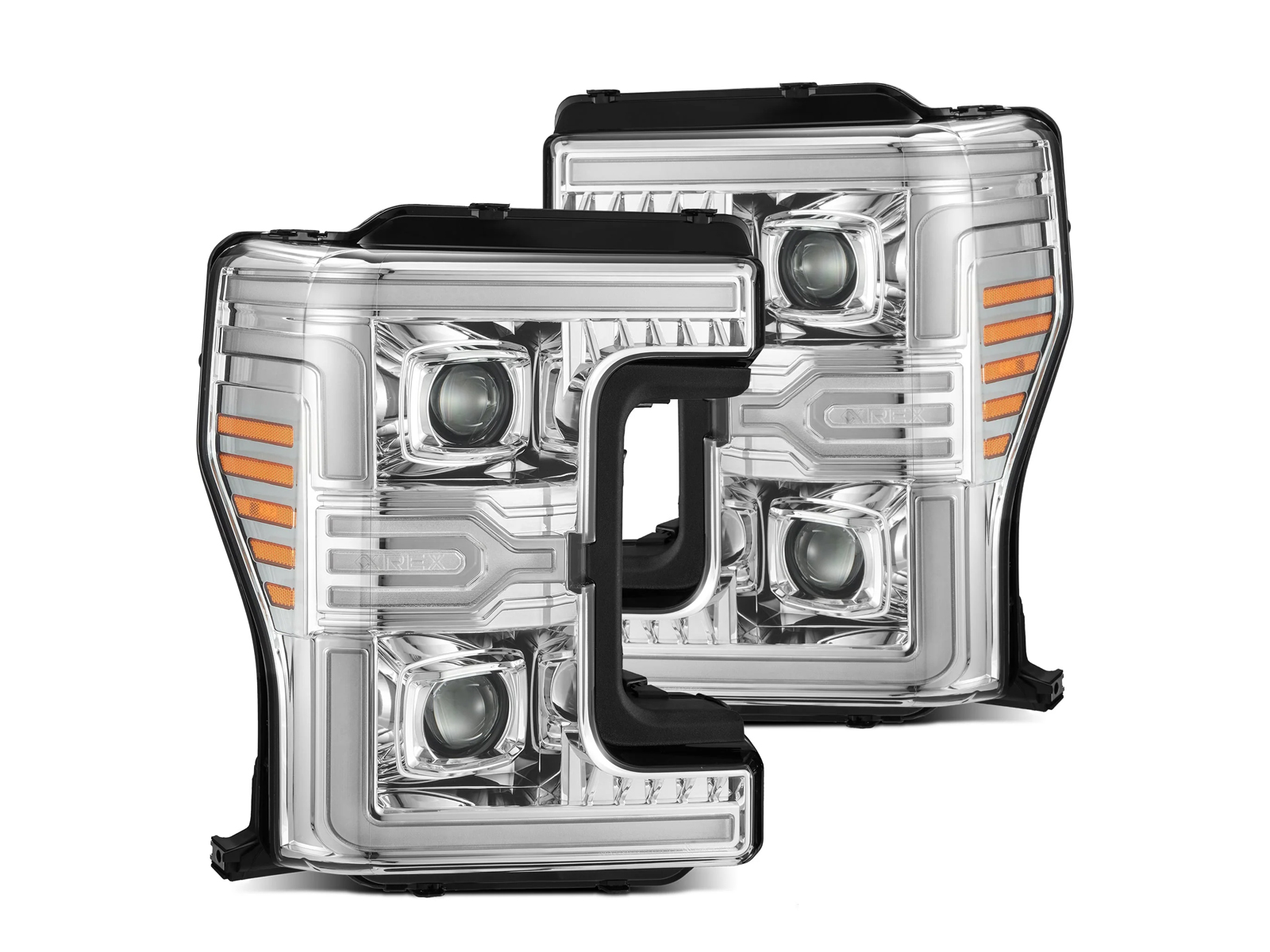 AlphaRex Chrome LUXX Series LED Headlights 880346 | RealTruck