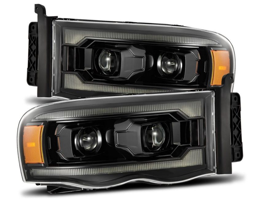 AlphaRex Black Pro Series Headlights 880572 | RealTruck