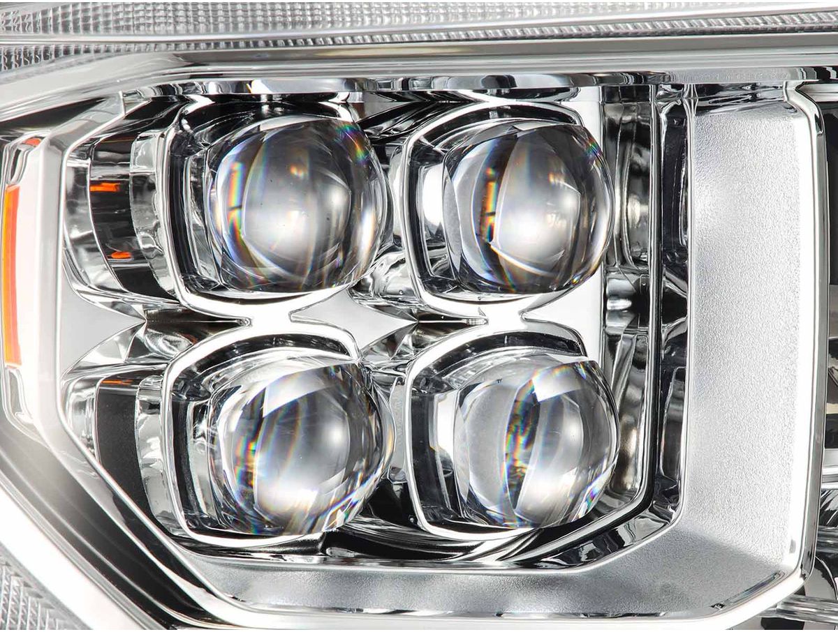 AlphaRex NOVA-Series LED Projector Headlights Alpha Black | Ford Mustang (13-14) (880488)
