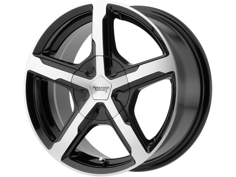 American Racing Machined Gloss Black AR921 Trigger Wheels | RealTruck