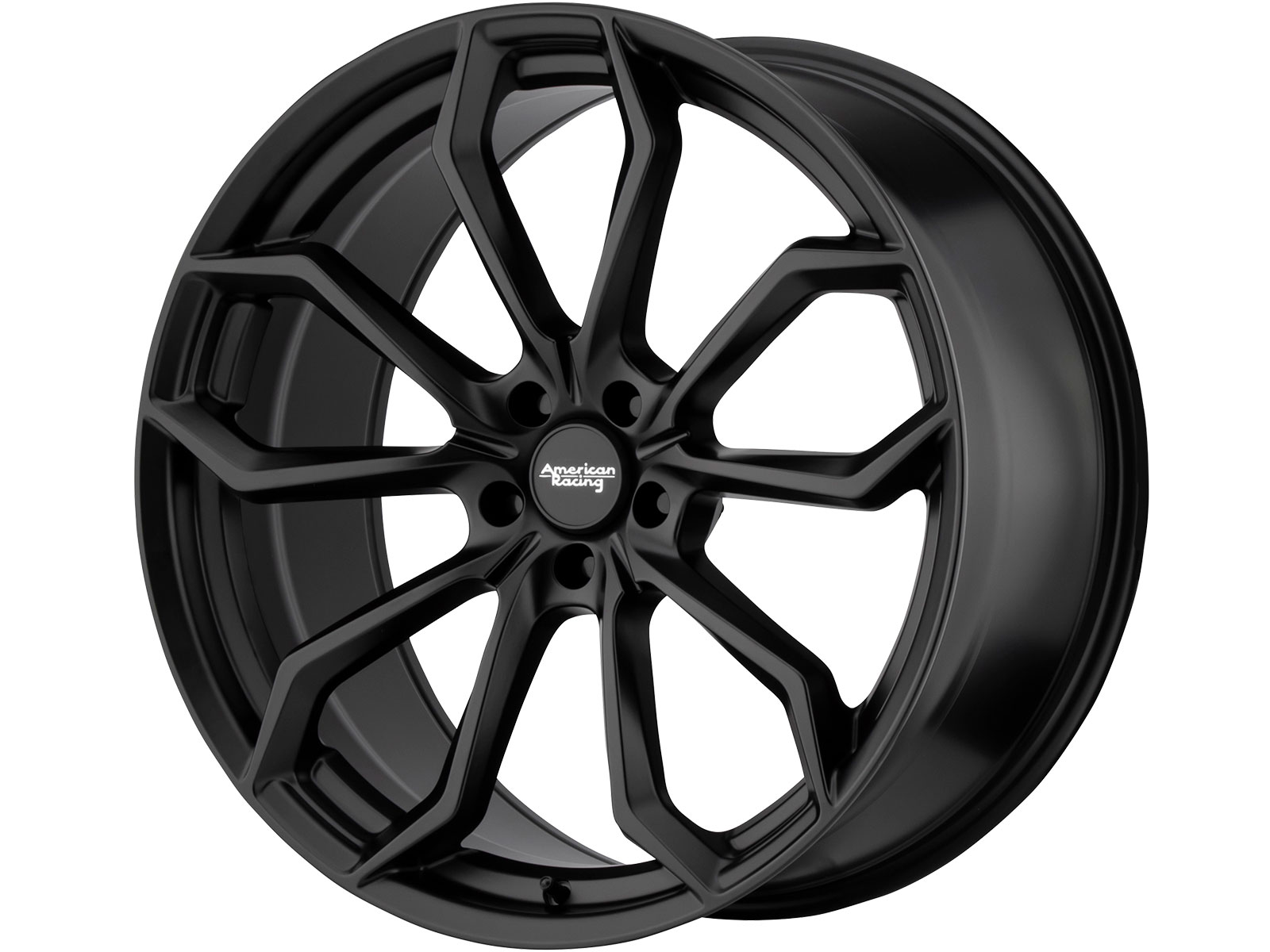 Spitter Rims American Racing Matte Black AR932 Splitter Wheels | RealTruck