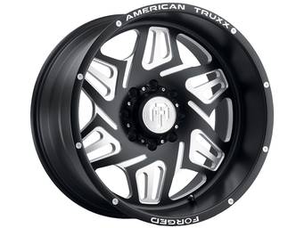 American Truxx Forged Milled Matte Black ATF-1908 Orion Wheels