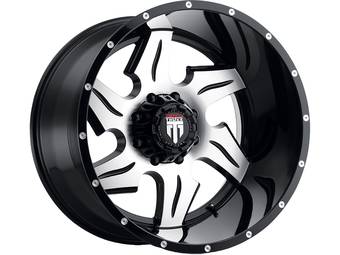 American Truxx Machined Gloss Black AT-163 Ninja Wheels