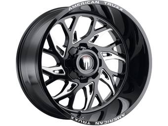 American Truxx Milled Gloss Black AT-1913 Destiny Wheel