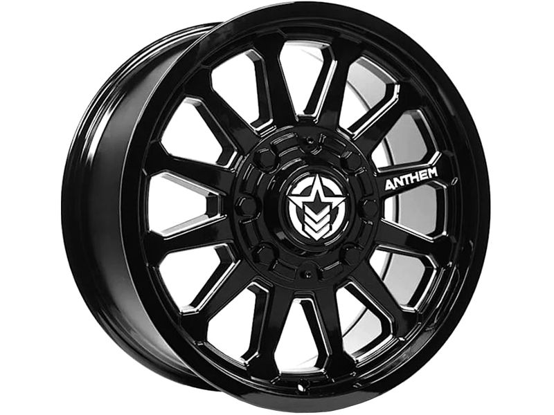 Anthem Off-Road Milled Gloss Black Intimidator Wheels | RealTruck