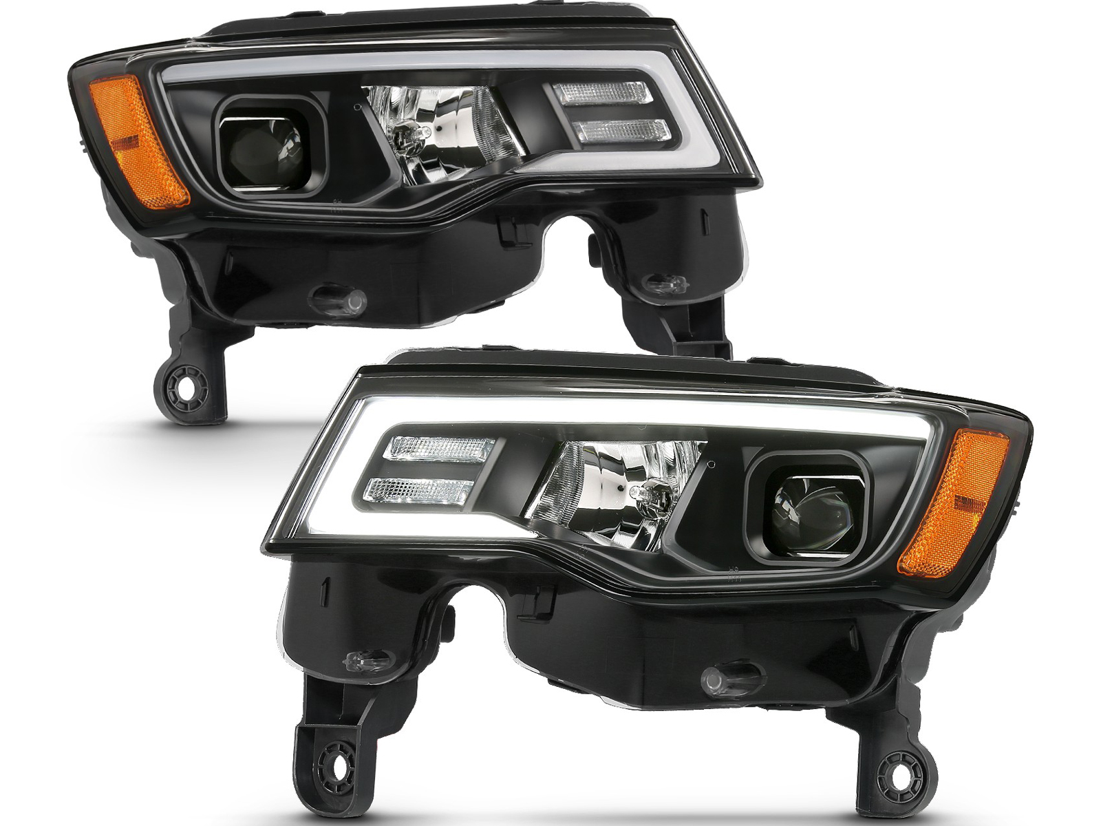 Anzo Black Switchback Projector Headlights 111418 | RealTruck
