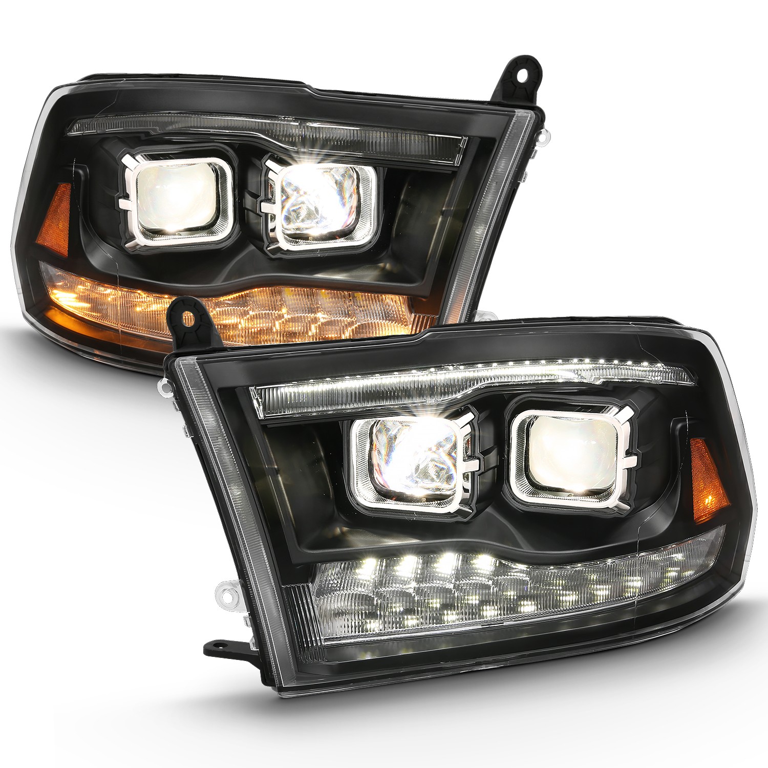 Anzo Black LED Headlights 111464
