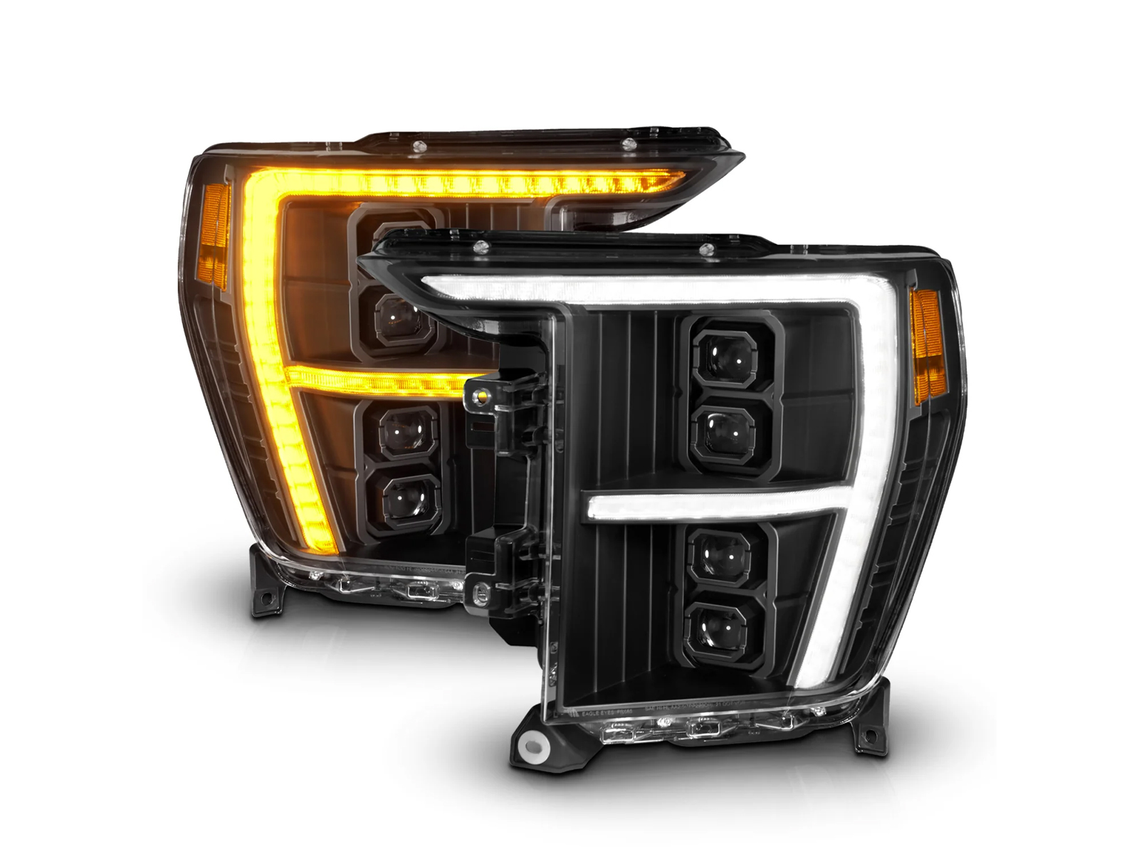 Anzo Z-Series LED Projector Headlights 111593X-L&ANZ-111593X-R