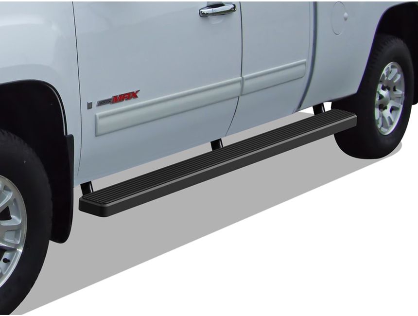 APS 6 iStep Black Wheel to Wheel Running Boards APS-IB03SJJ4SB | RealTruck