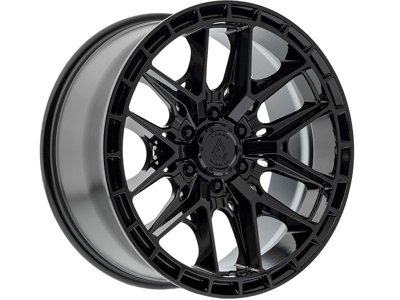 Arkona ブラックメタル black l Arkon Off-Road Milled Gloss Black Armstrong Wheels | Havoc Offroad