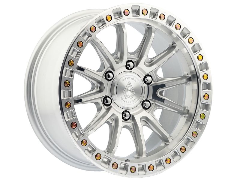 Arena Machined Silver Mission Wheel A103209017P02019 | RealTruck