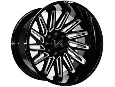 Arkon Off-Road Milled Gloss Black Armstrong Wheels | RealTruck