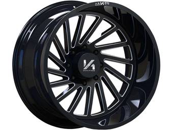 Arkon Off-Road Milled Gloss Black Caesar Wheel