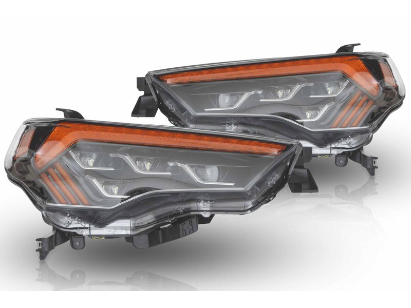 Attica 4x4 Sol Series Black LED Projector Headlights CHATT-TY4R14