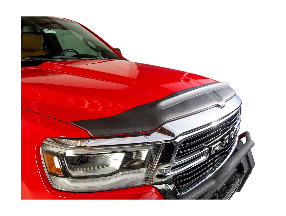 thumbnail interactive-video image 1 of AVS-436029 AVS AeroSkin II Matte Black Bug Deflector | RealTruck 1 of 10
