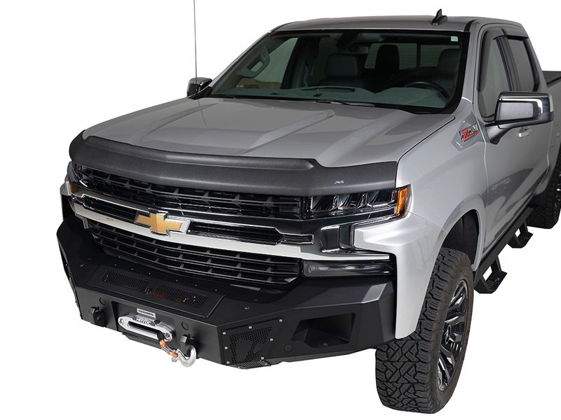 AVS Aeroskin II Hood Shield – Matte Black Textured Deflector For Trucks & SUVs, No-Drill Fit - View #4