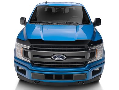 thumbnail image 2 of AVS Aeroskin Hood Protector For 2009-2014 Ford F-150 - Smoke Bug Deflector 2 of 3