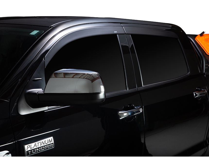 AVS® Matte Black Low Profile Ventvisor® Window Deflectors 774012