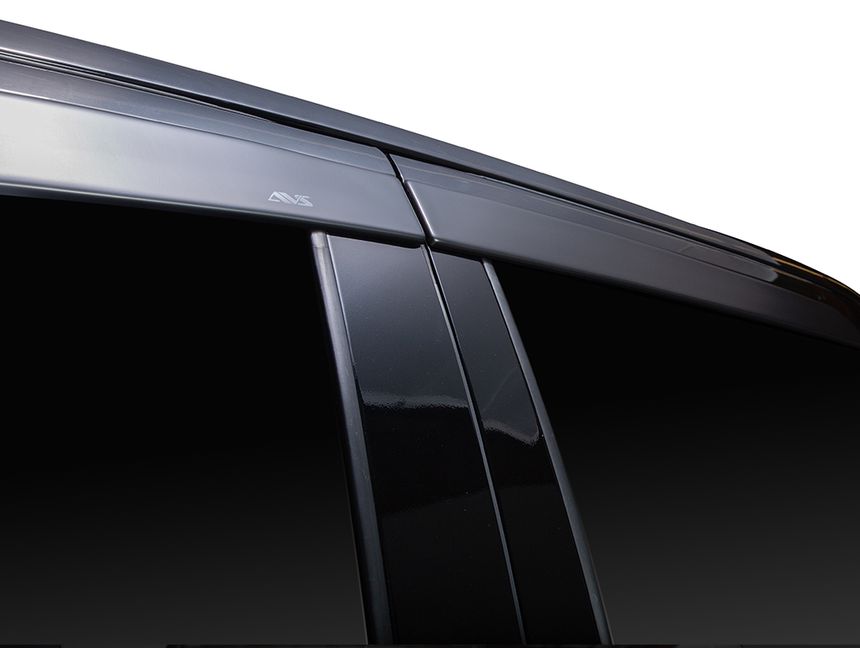 AVS® Matte Black Low Profile Ventvisor® Window Deflectors 774012