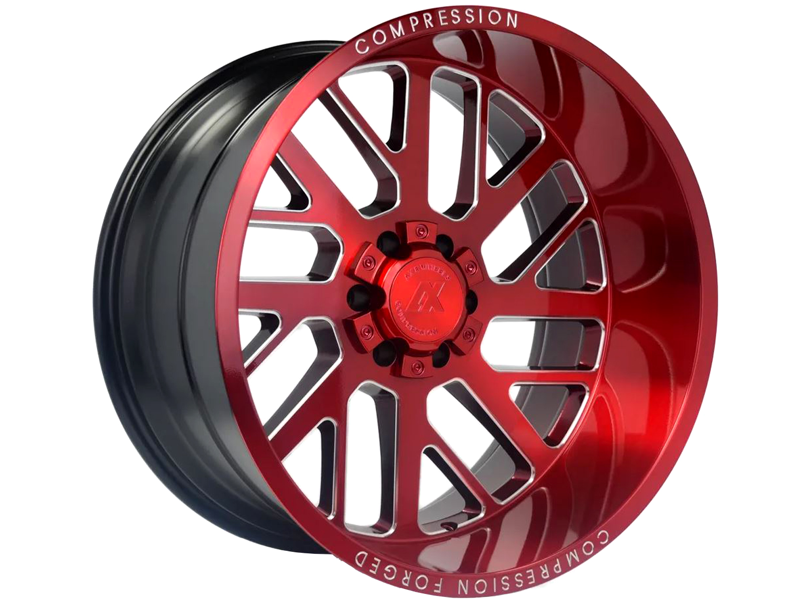 Axe Offroad Candy Red AX2 Wheel 26148165-76AX2RM | RealTruck