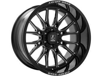 Axe Offroad Milled Gloss Black Atlas Wheel