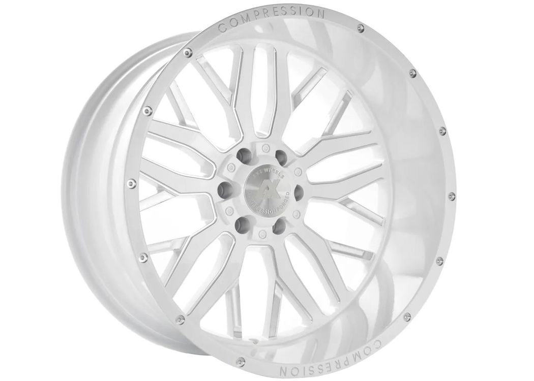Axe Offroad Milled White AX1 Wheels | RealTruck