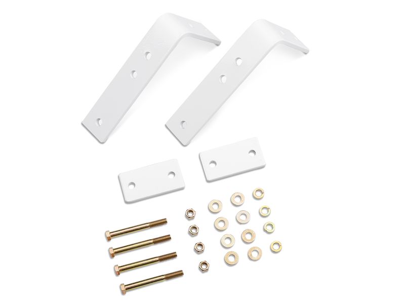91007 Back Rack RealTruck Backrack Light Bar Brackets (Pair) - White 91006W | RealTruck