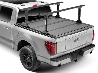 BAK BAKFlip MX4 ハード折りたたみトラック荷台トノーカバー | 448332 | 2019 - 2023 フォード レンジャー 5フィート1インチベッド(61インチ) RealTruck BAKFlip MX4 (GEN 3) Hard Folding Tonneau Cover - Truck\u0027n