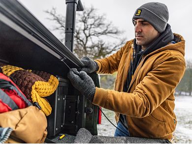 RealTruck BAKFlip MX4 TS (GEN 3) Hard Folding Tonneau Cover w/ T
