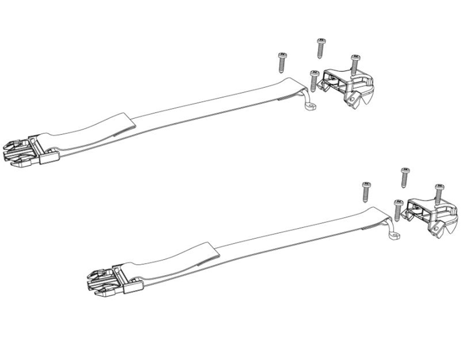 BAK Replacement Buckle & Strap Kits