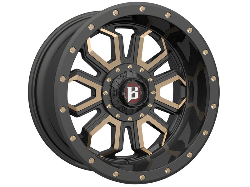 Ballistic Black & Bronze 967 Saber Wheel 967290069+00FBFZN | RealTruck